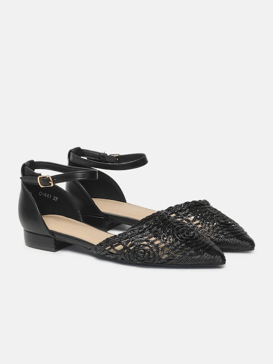 Pointy Ballerinas Black