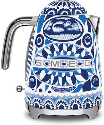 Smeg Dolce & Gabana Βραστήρας 1.7lt 2400W Blue Mediterraneo