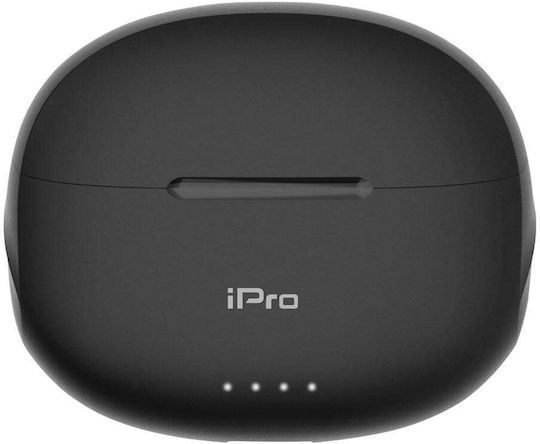 iPro TW300 In-ear Bluetooth Handsfree Căști cu Carcasă de Încărcare Negru