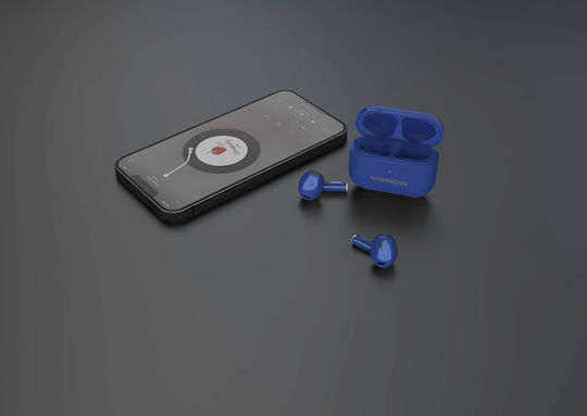 Riversong Air Mini Pro Earbud Bluetooth Handsfree Ακουστικά με Θήκη Φόρτισης Μπλε