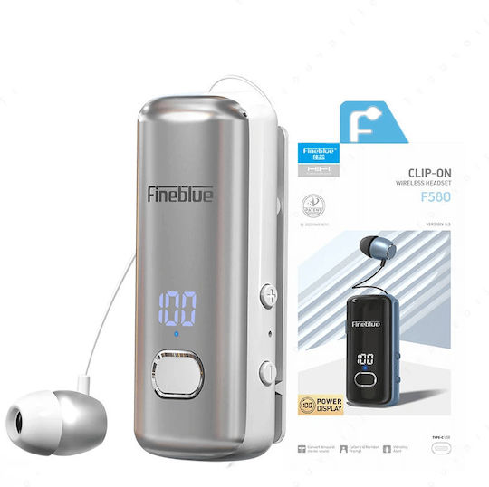 Fineblue F580 In-ear Bluetooth Handsfree Ακουστικό Χρυσό