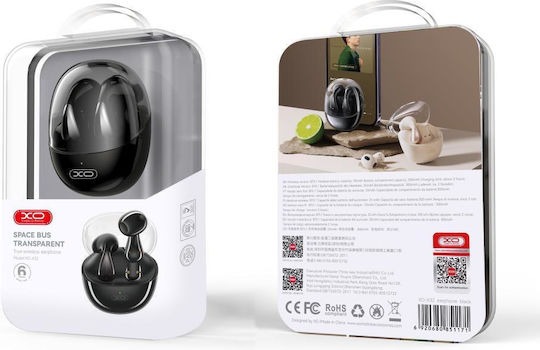 XO X32 Space Bus Earbud Bluetooth хендсфри Слушалки с Кутийка за Зареждане Черен