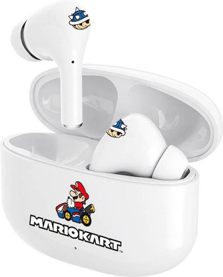 OTL In-ear Bluetooth Handsfree Ακουστικά με Θήκη Φόρτισης Mario Kart