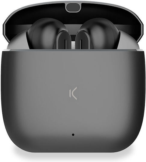 Ksix Meteor In-Ear Bluetooth-Freisprecheinrichtung Kopfhörer mit Ladeetui Schwarz