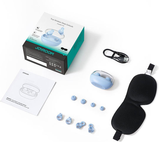 JR-TS3 In-ear Bluetooth Handsfree Earphones with Charging Case Blue