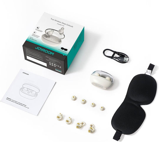 Joyroom JR-TS3 In-ear Bluetooth Handsfree Ακουστικά με Θήκη Φόρτισης Λευκά