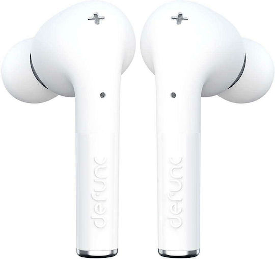 Defunc True Gaming In-ear Bluetooth Handsfree Căști cu Rezistență la Transpirație și Carcasă de Încărcare Alb