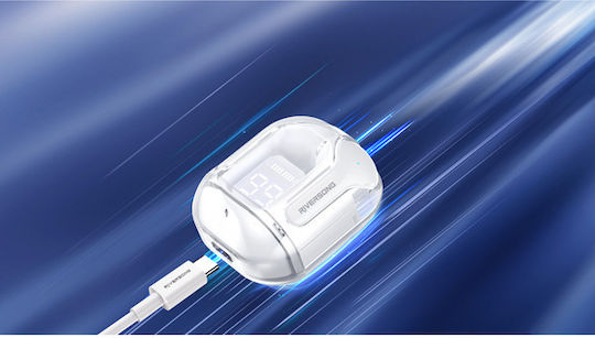 Riversong Airfly M2 In ear Bluetooth хендсфри Слушалки с Кутийка за Зареждане Бял