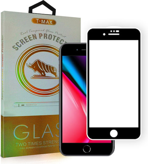 T-Max Premium Fluid 3D Vollflächig gehärtetes Glas (iPhone 8 Plus / 7 Plus)