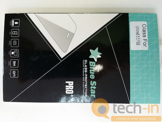 Blue Star Iphone 6 Plus 5 Front Back Tempered Glass (iPhone 6 / 6S Plus)