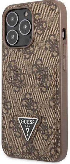 Guess Back Cover Πλαστικό με Λουράκι Καφέ (iPhone 15 Pro)