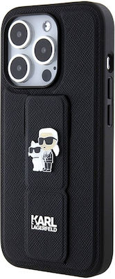 Karl Lagerfeld Plastic Back Cover Black (iPhone 14 Pro Max)