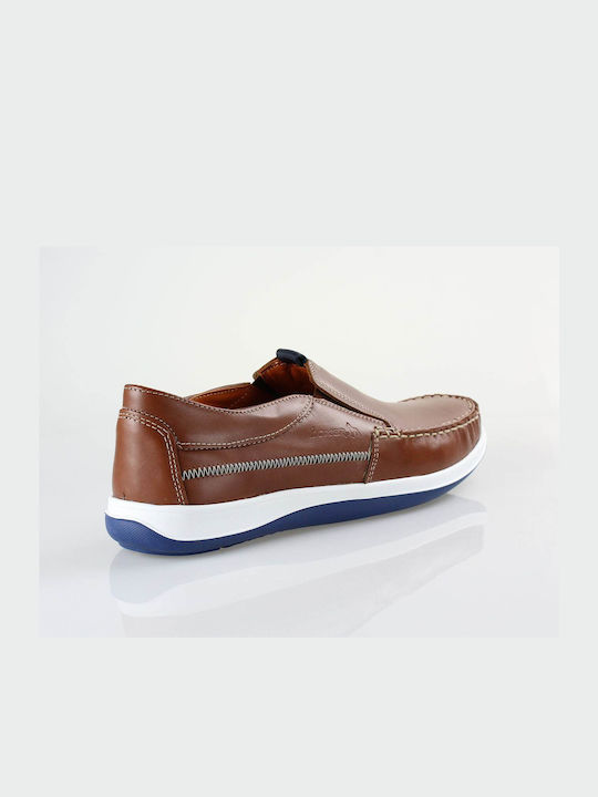 Boxer Men's Leather Casual Shoes Brown