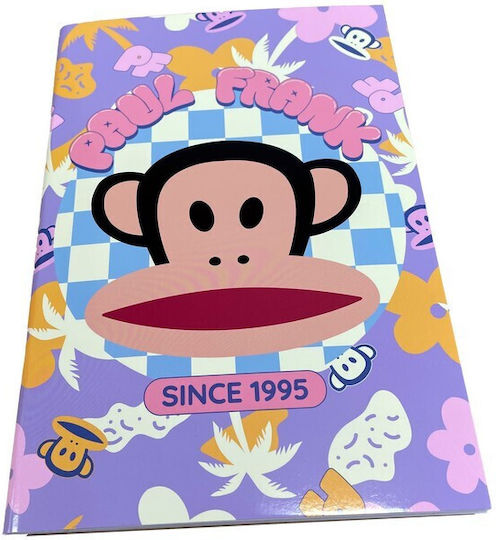 Τετράδιο Καρφίτσα Paul Frank 1995 Logo Girl 17x25cm