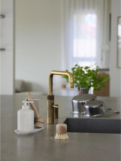 Zone Denmark 29721 Hölzernes Reinigungsbürsten mit Handgriff für Platten Beige 1Stück