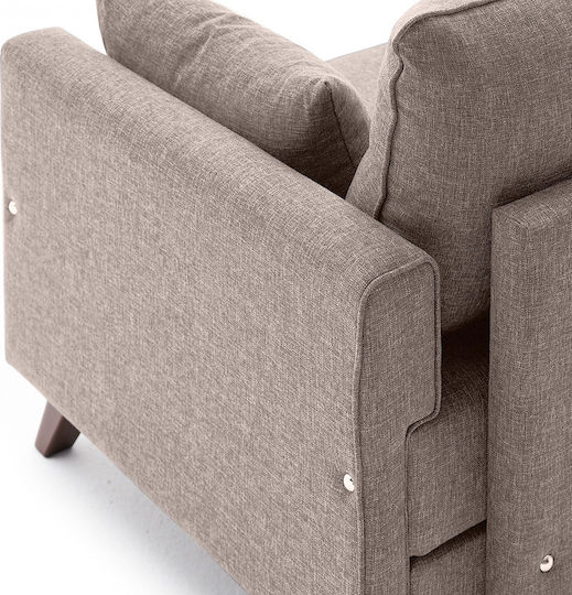 Bella Sessel Cream 82x81x85cm