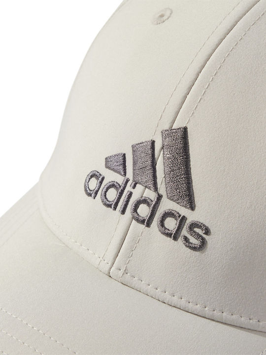 Adidas Embroidered Logo Lightweight Baseball Cap Jockey Bej