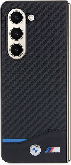 BMW Back Cover Piele Negru (Galaxy Z Fold5)