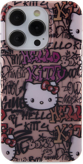 Hello Kitty Задна корица Пластмаса Розов (iPhone 15 Pro)