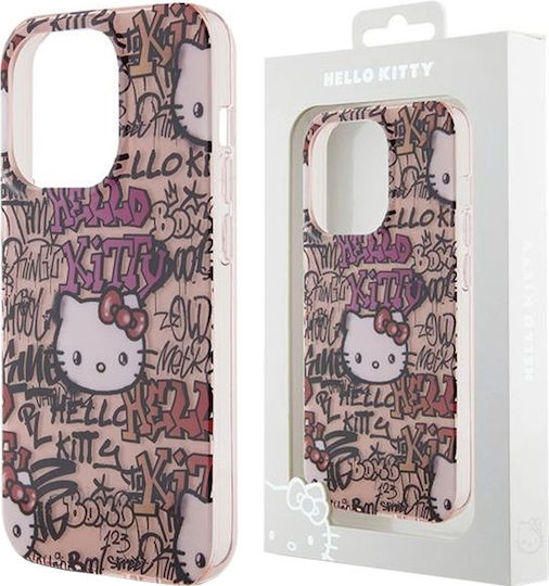 Hello Kitty Задна корица Пластмаса Розов (iPhone 15 Pro)