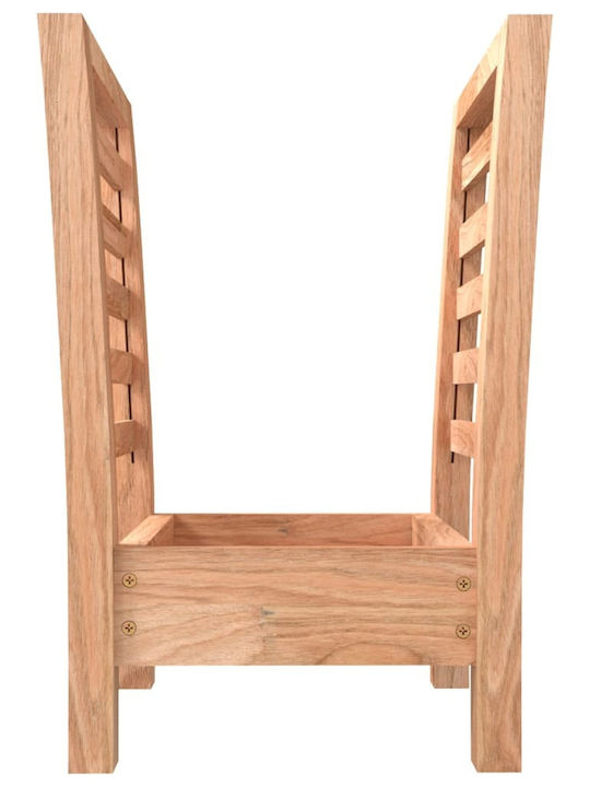 vidaXL Wooden Magazine Rack Brown 38.5x26.5x40cm