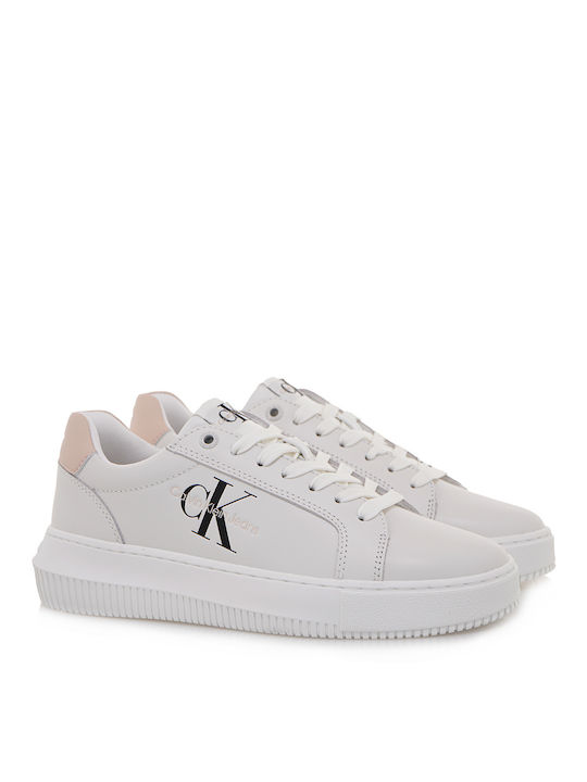 Calvin Klein Chunky Sneakers Bright White / Whisper Pink