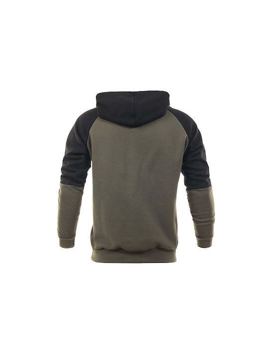 Senior Men's Sweatshirt with Hood Khaki