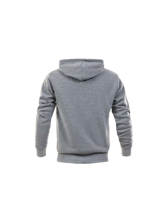 Senior Men's Sweatshirt with Hood Gray