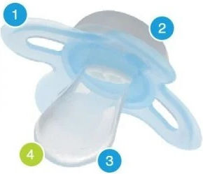 Mam Pacifiers Silicone Start Forest Petrol-Beige for 0-2 months 2pcs