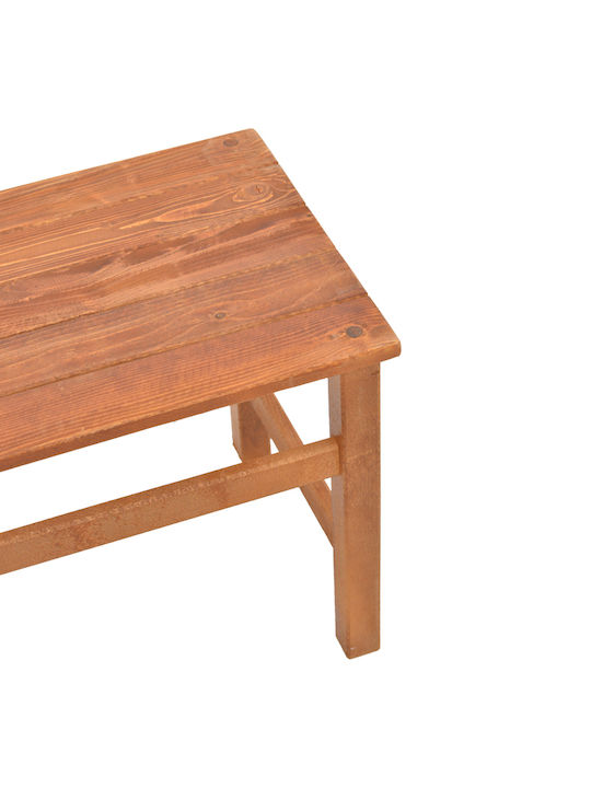 Summrine Sitting Room Outdoor Free Standing Wood Table Natural 60x40x45cm