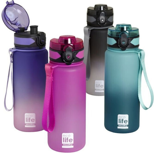 Ecolife Μπουκάλι Tritan 500ml Fuchsia Ecolife