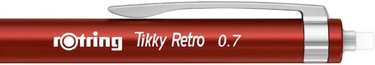 Rotring Tikky Retro 0.7mm Red Mechanical Pencil 3026982026316