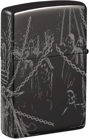 Zippo 46139 Totenkopf König Design Stahl Schwarz