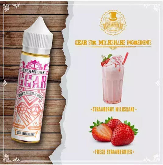 Steampunk Gear Strawberry Milkshake 20/60ml Milkshake Strawberry