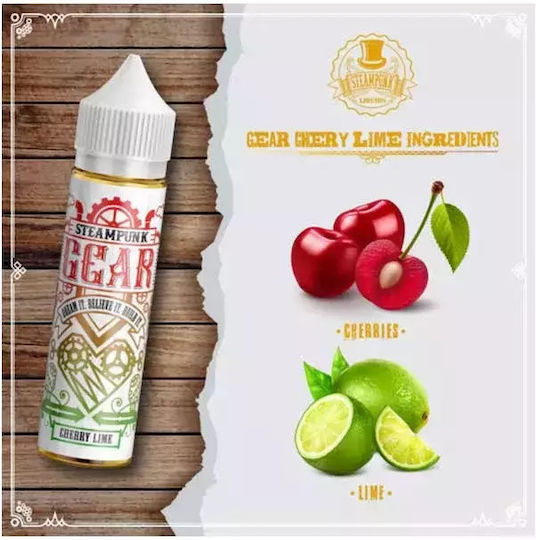 Steampunk Gear Cherry Lime 20/60ml Κεράσι & Λάιμ