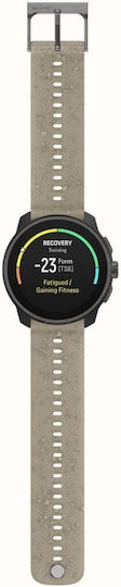 Suunto Race S Stainless Steel 45mm Waterproof Smartwatch with Heart Rate Monitor (Gravel Gray)