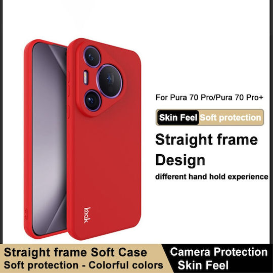 Imak Uc-4 Series Soft Ultra Slim Back Cover Σιλικόνης Κόκκινο (Huawei Pura 70 Pro)