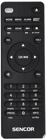 Sencor Soundsystem 2 SMC 5700WDB 100W mit CD Player und Bluetooth Schwarz