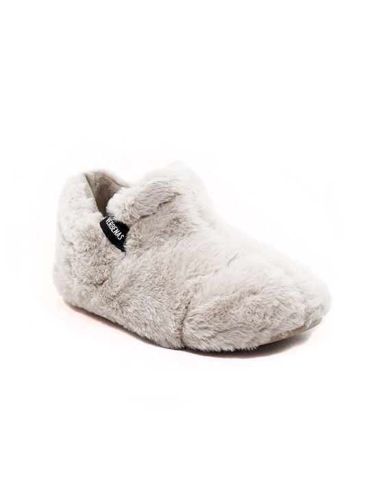 Verbenas Groseto Winter Women's Slippers in Beige color