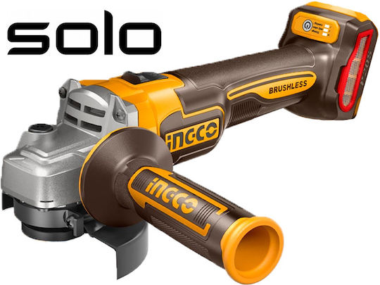 Ingco Grinder 115mm Battery Brushless with Speed Control 20V Solo