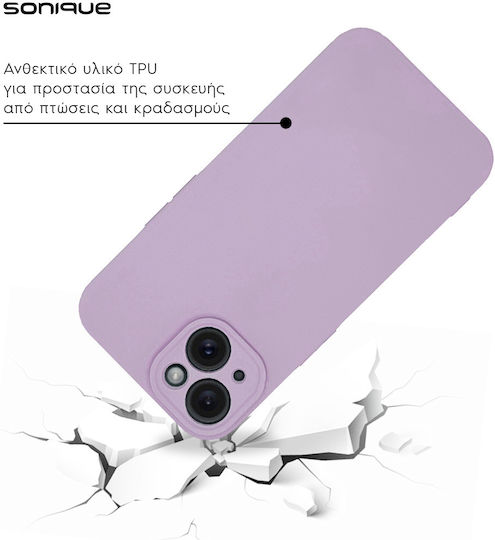 Sonique Back Cover Silicone / Fabric Purple (Realme C51)