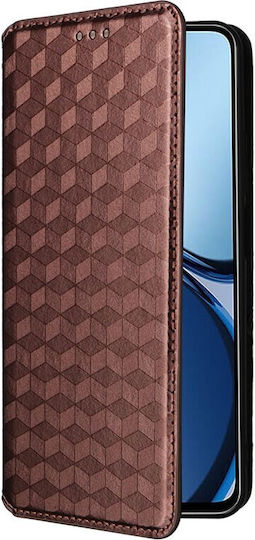 Imprinted Rhombus Book Brown for Realme C61