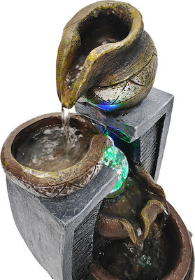 Home Use Fountain with Light 18x20x35cm