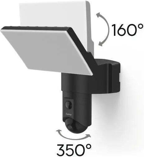 HAMA KXG0090150 IP Cameră de Supraveghere Wi-Fi Full HD 1080p Rezistentă la apă cu Comunicare Bidirecțională