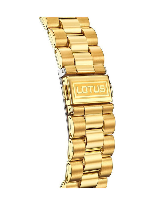 Lotus Watches Ceas Barbati cu Mecanism de Baterie și Brățară din