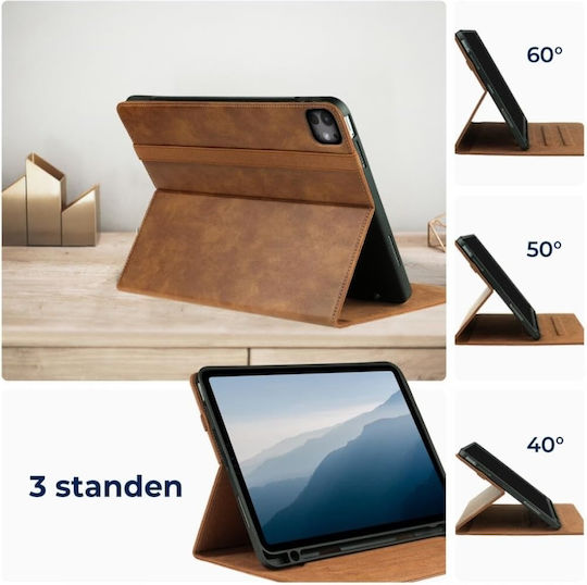 Rosso Flip Cover Καφέ (iPad Pro 2024 11")