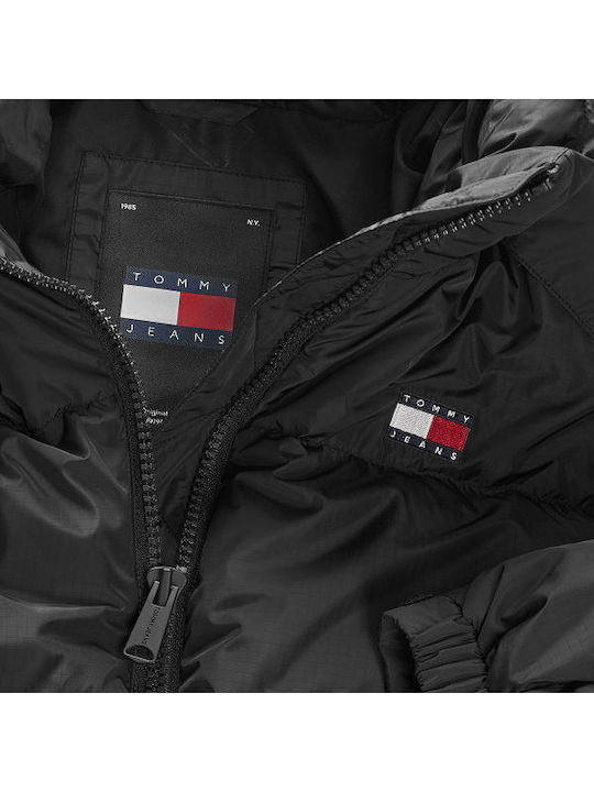 Tjw Alaska Kurz Damen Puffer Jacke für Winter Black