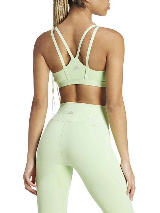 adidas All Me Medium-support Bra W Women's Bra without Padding Green