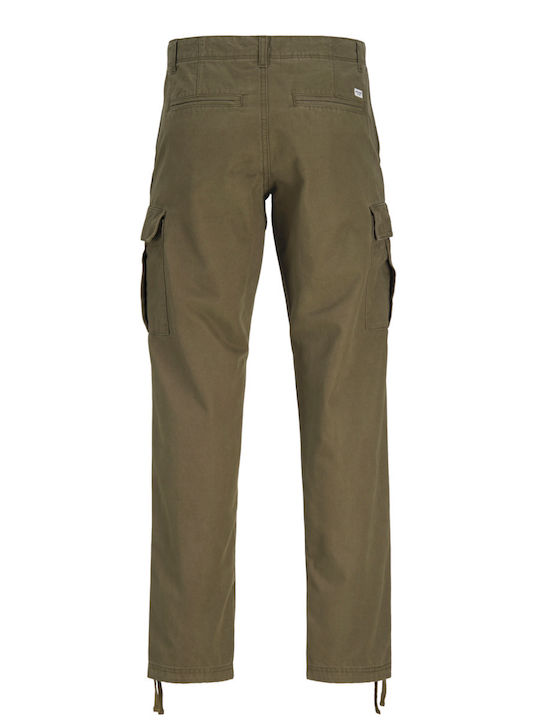 Trousers Cargo in Loose Fit Olive Night