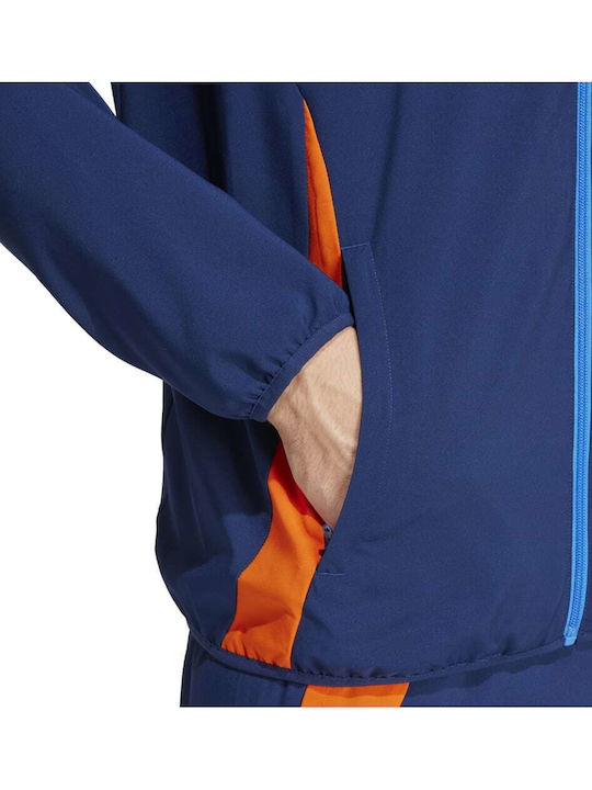Juve Pre Jkt Men's Cardigan Blue